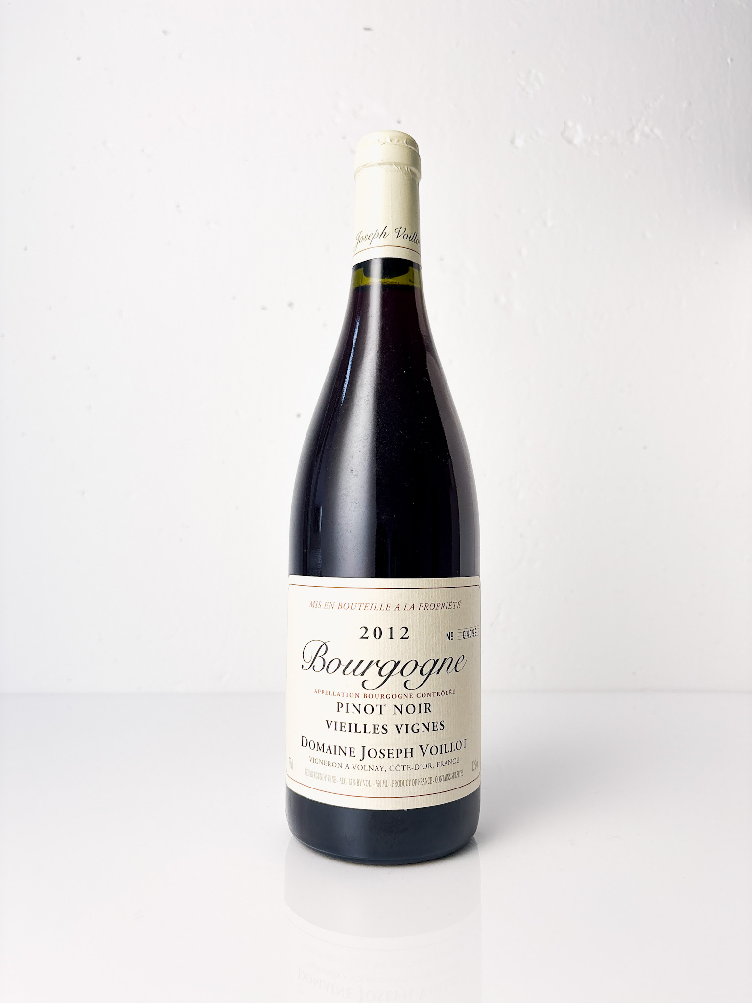 Bourgogne Rouge Vieilles Vignes 2012