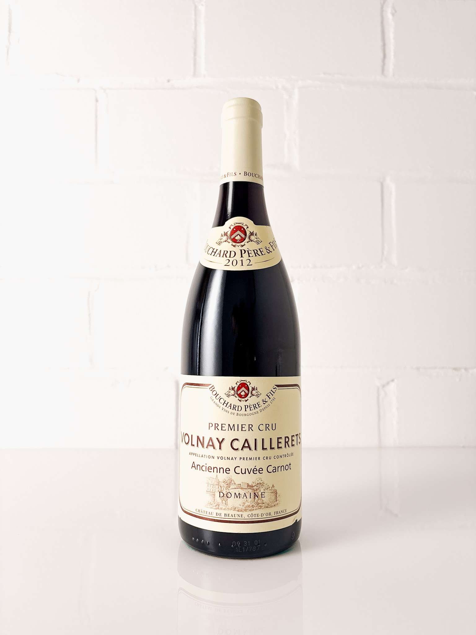 Volnay Les Caillerets Ancienne Cuvée Carnot 1er Cru 2012