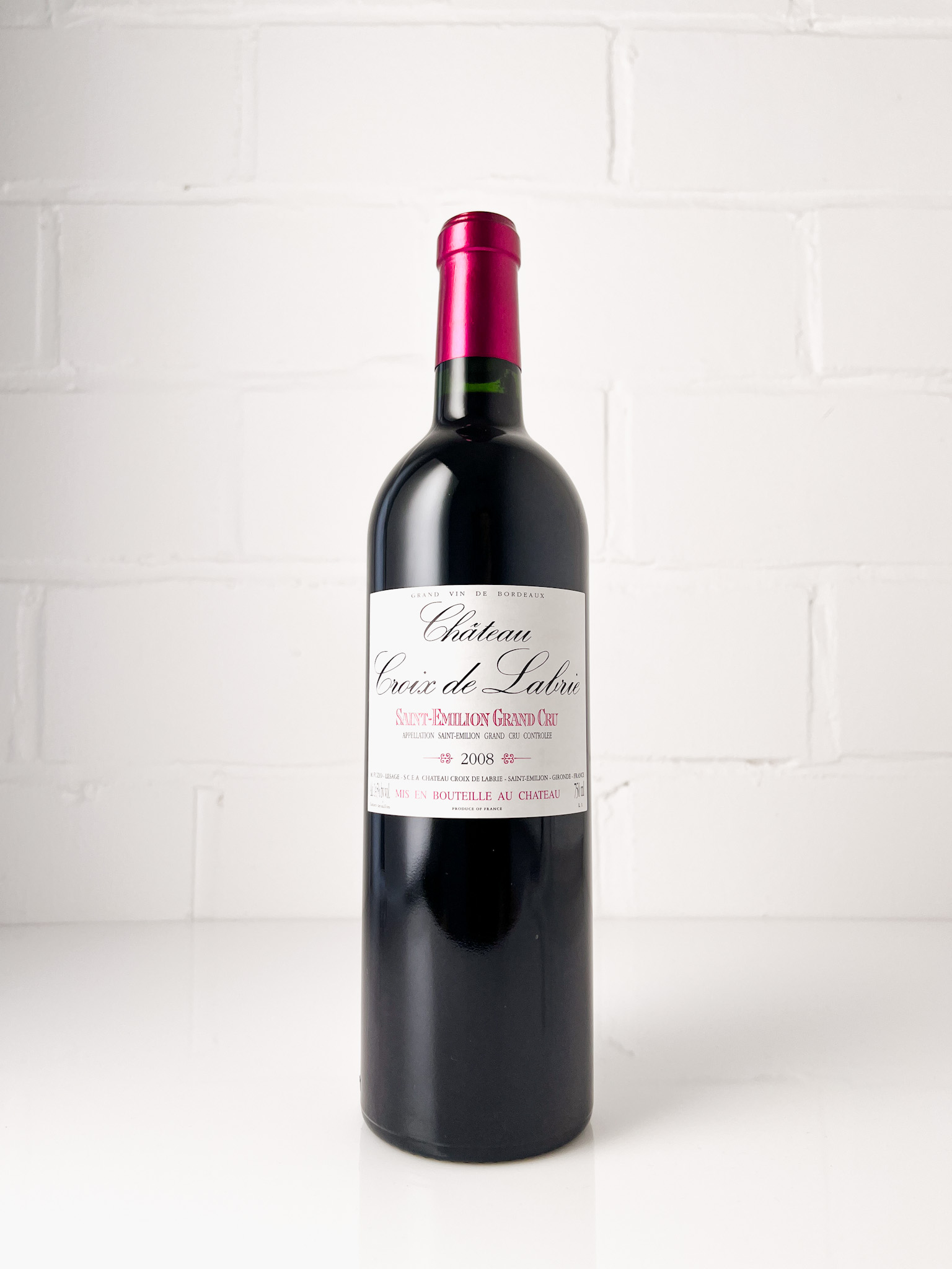 Chateau Croix de Labrie Grand Cru Classe 2008